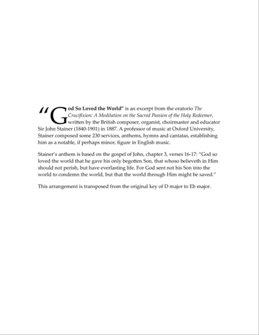 God So Loved the World - brass quintet Brass Quintet scores gallery preview page 2