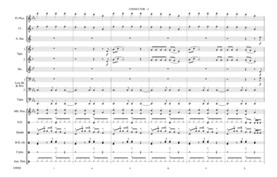 Dark Horse: Score Marching Band scores gallery preview page 2