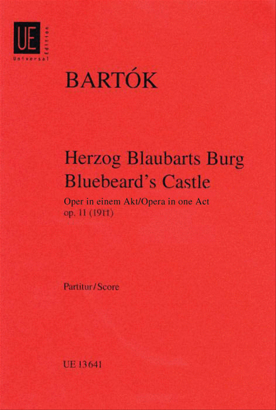 Bluebeard's Castle, Op. 11 Voice scores gallery preview page 1