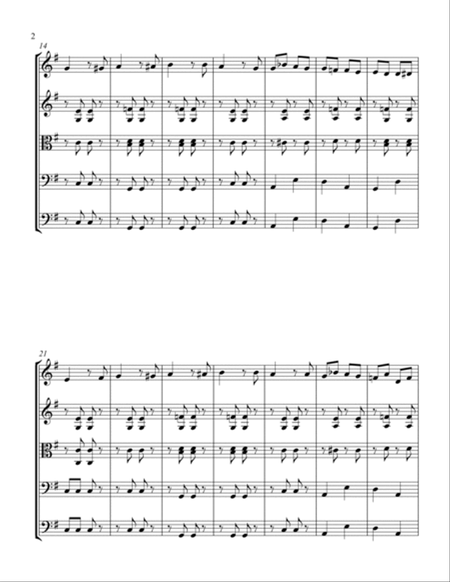 Polkaing Pizzicatti Polkaing Pizzicatti String Orchestra scores gallery preview page 2