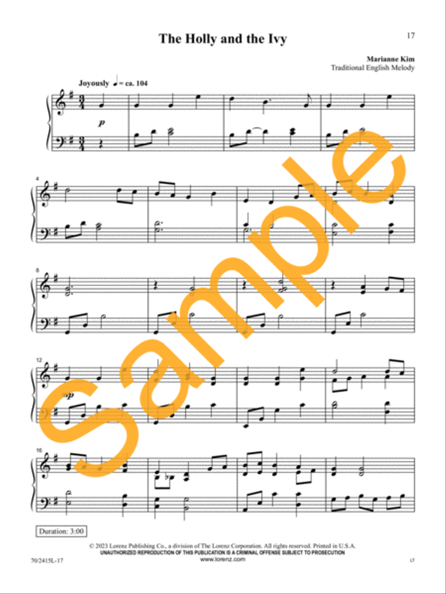 Come, Let Us Adore Him Come, Let Us Adore Him Piano Solo scores gallery preview page 15