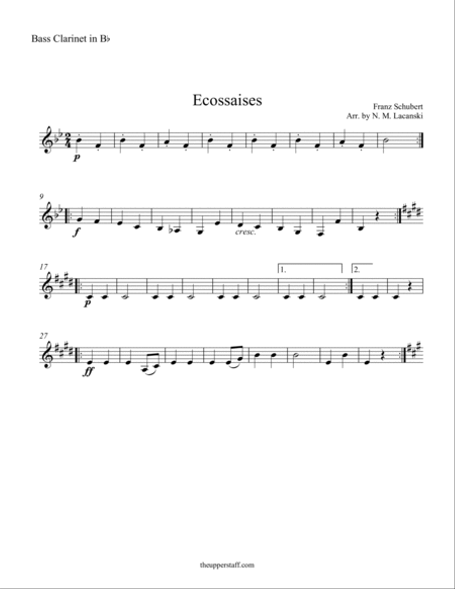Ecossaises Ecossaises Woodwind Quartet scores gallery preview page 5