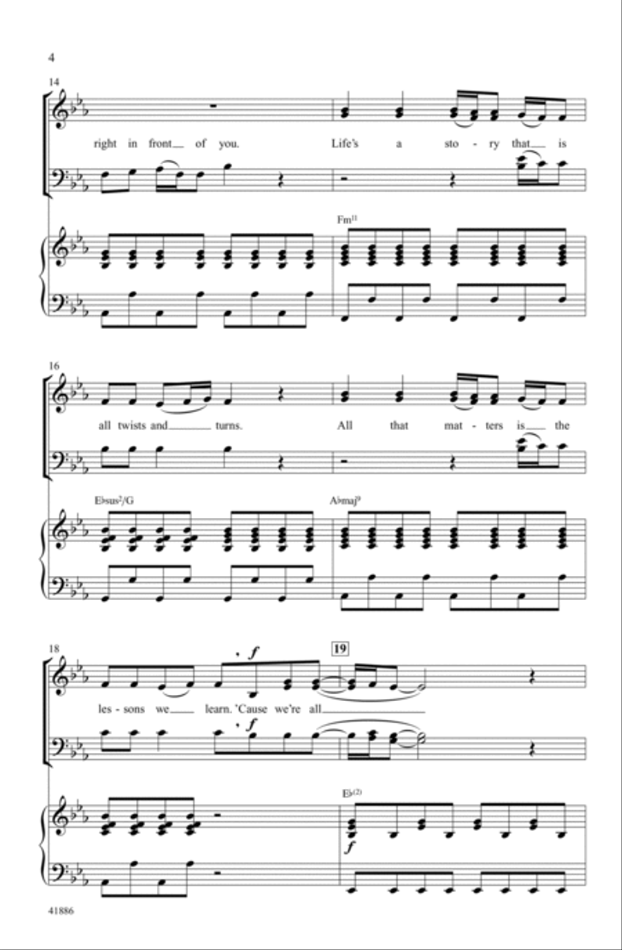 Unfinished Songs Unfinished Songs Choir scores gallery preview page 3