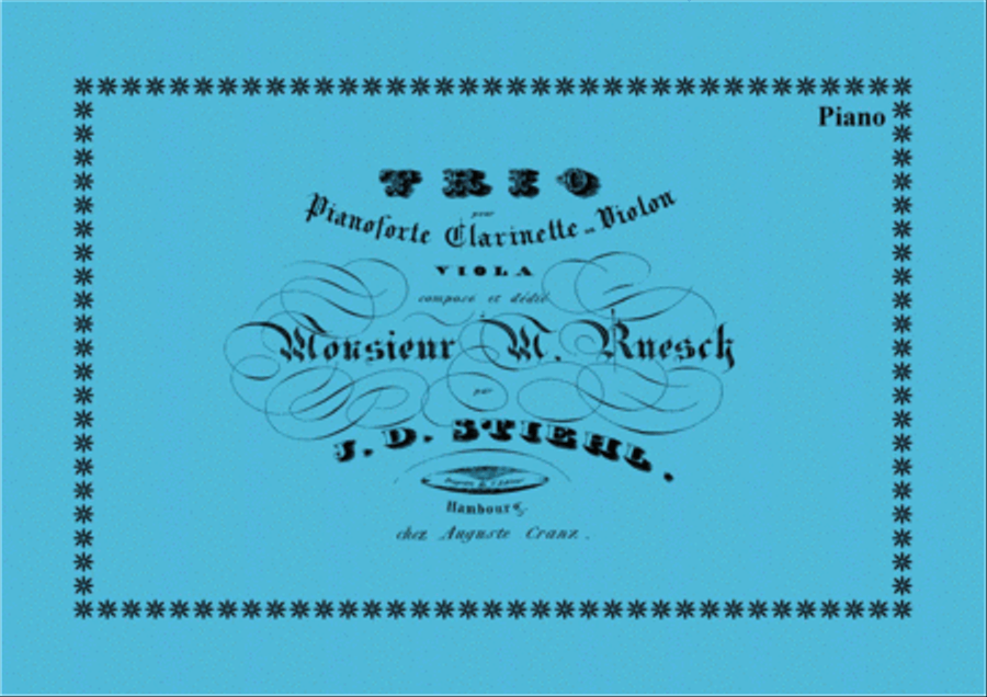 Trio Clarinet scores gallery preview page 1