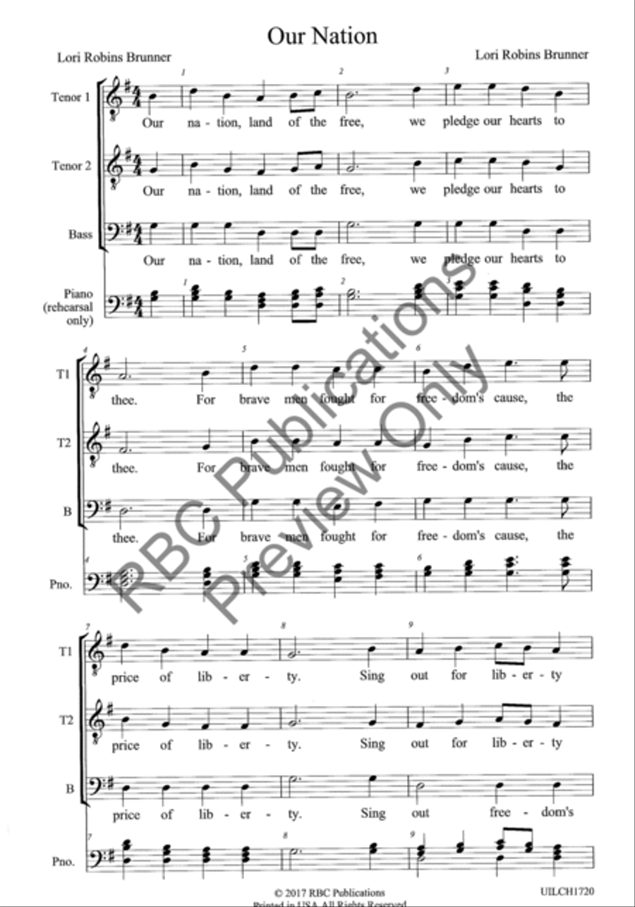 Our Nation (TTB) Our Nation (TTB) TTB scores gallery preview page 3