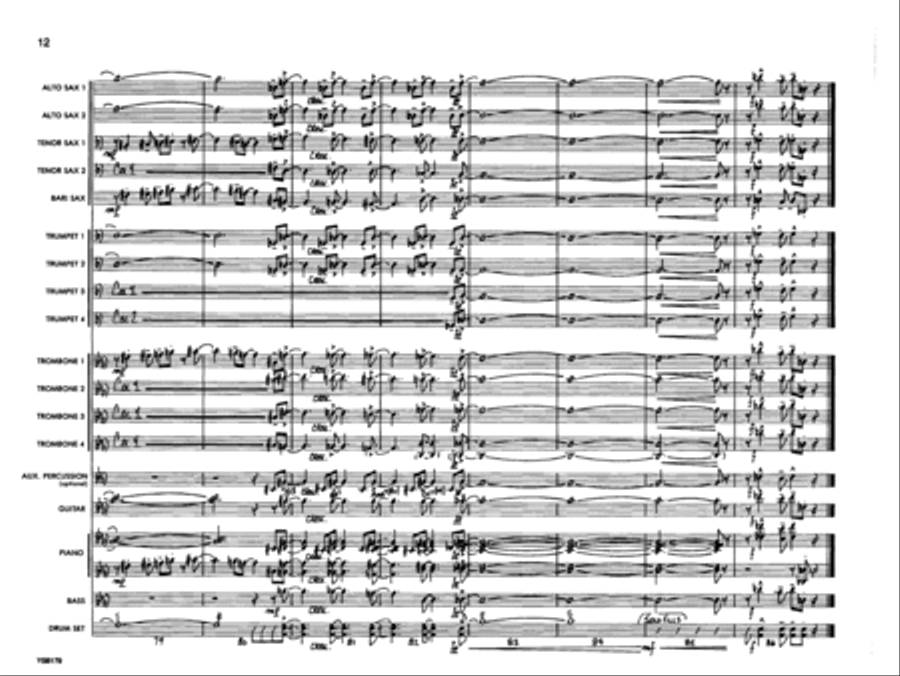 Just a Little Off the Top Jazz Ensemble scores gallery preview page 12