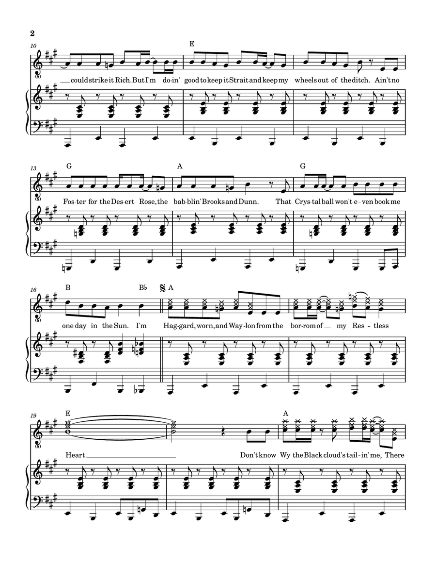 Tuckered Out Tuckered Out Piano, Vocal scores gallery preview page 3