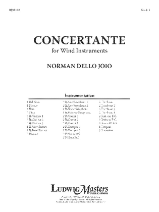 Concertante for Wind Instruments