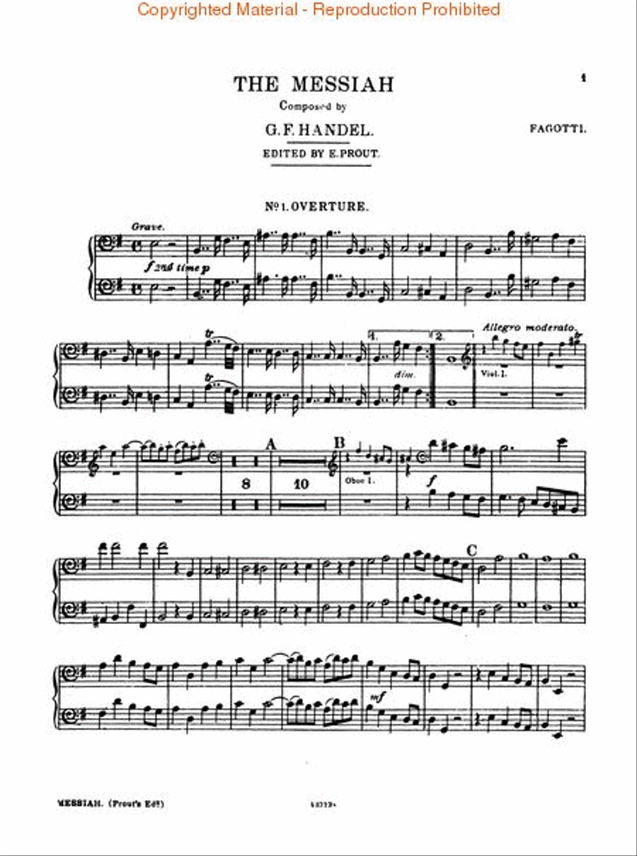 Messiah (Oratorio, 1741) Choir scores gallery preview page 2