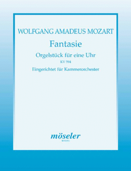 Fantasia F minor KV 594