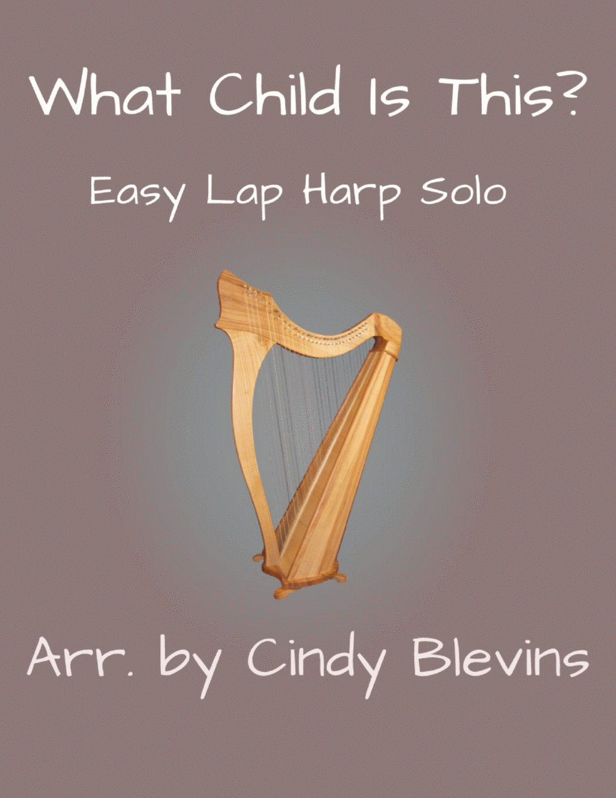 Book cover for What Child Is This? for Easy Lap Harp Solo