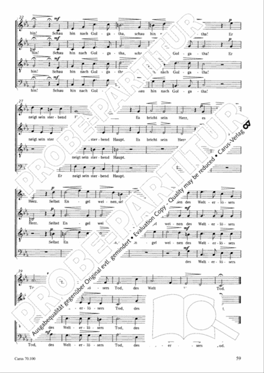 Geistliches Chorbuch der Romantik Choir scores gallery preview page 60