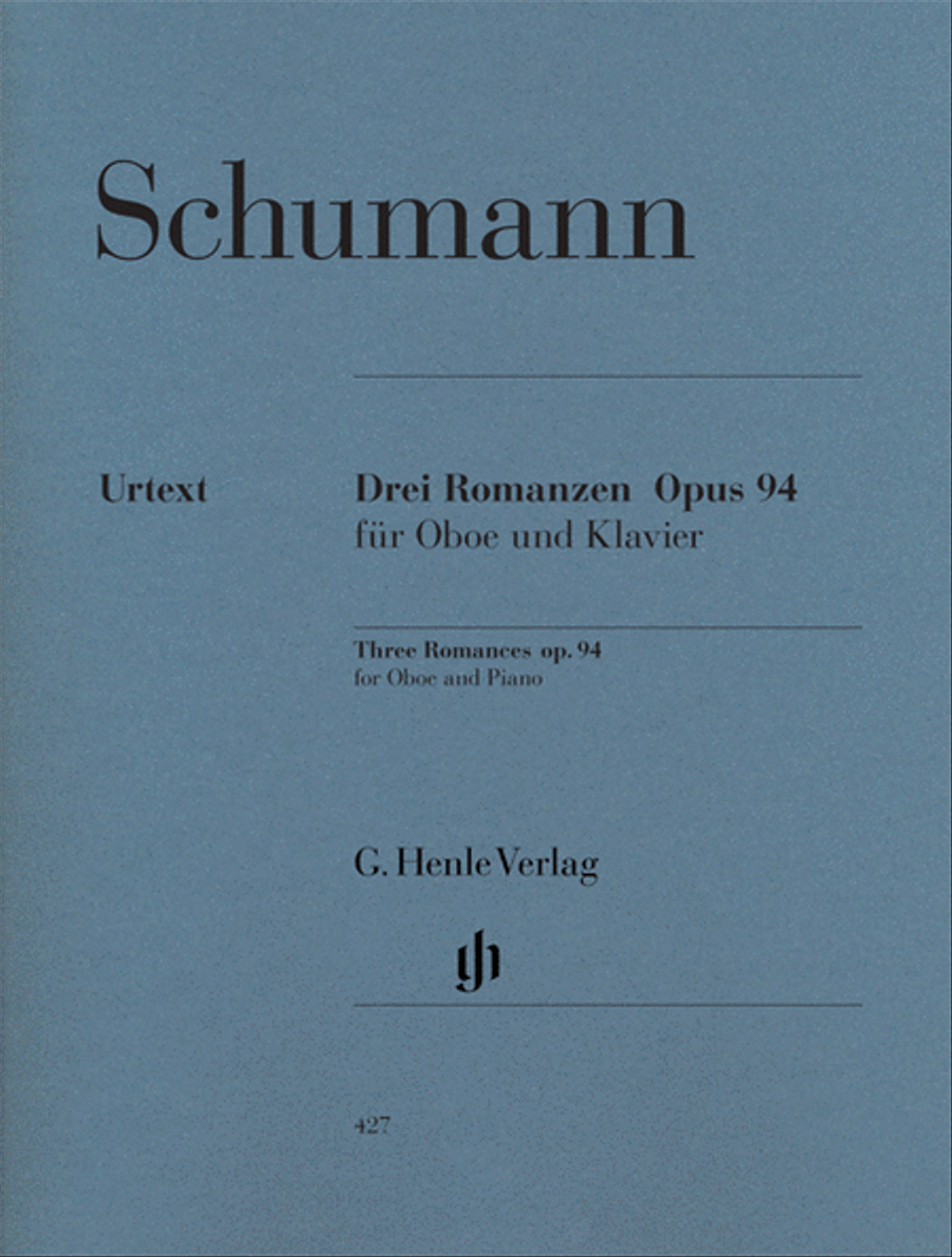 Romances for Oboe and Piano, Op. 94 - Oboe (or Violin) and Piano