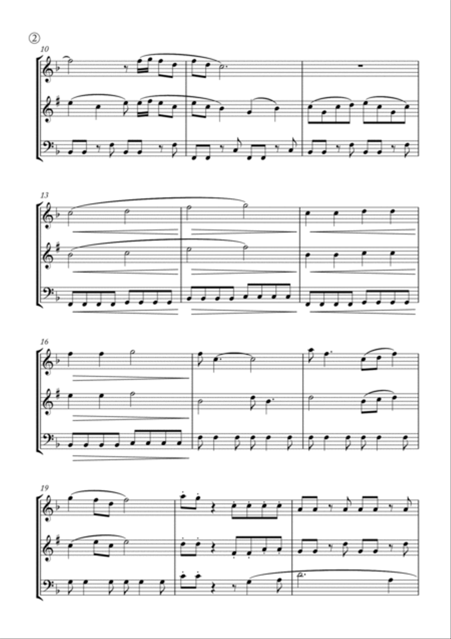 My Girl Woodwind Trio scores gallery preview page 2