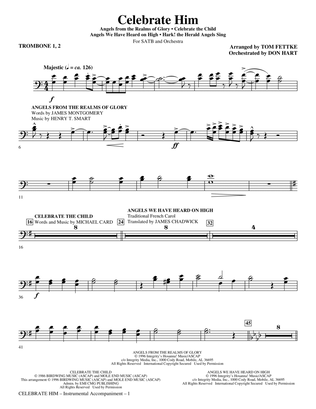 Celebrate Him (Medley) - Trombone 1 & 2