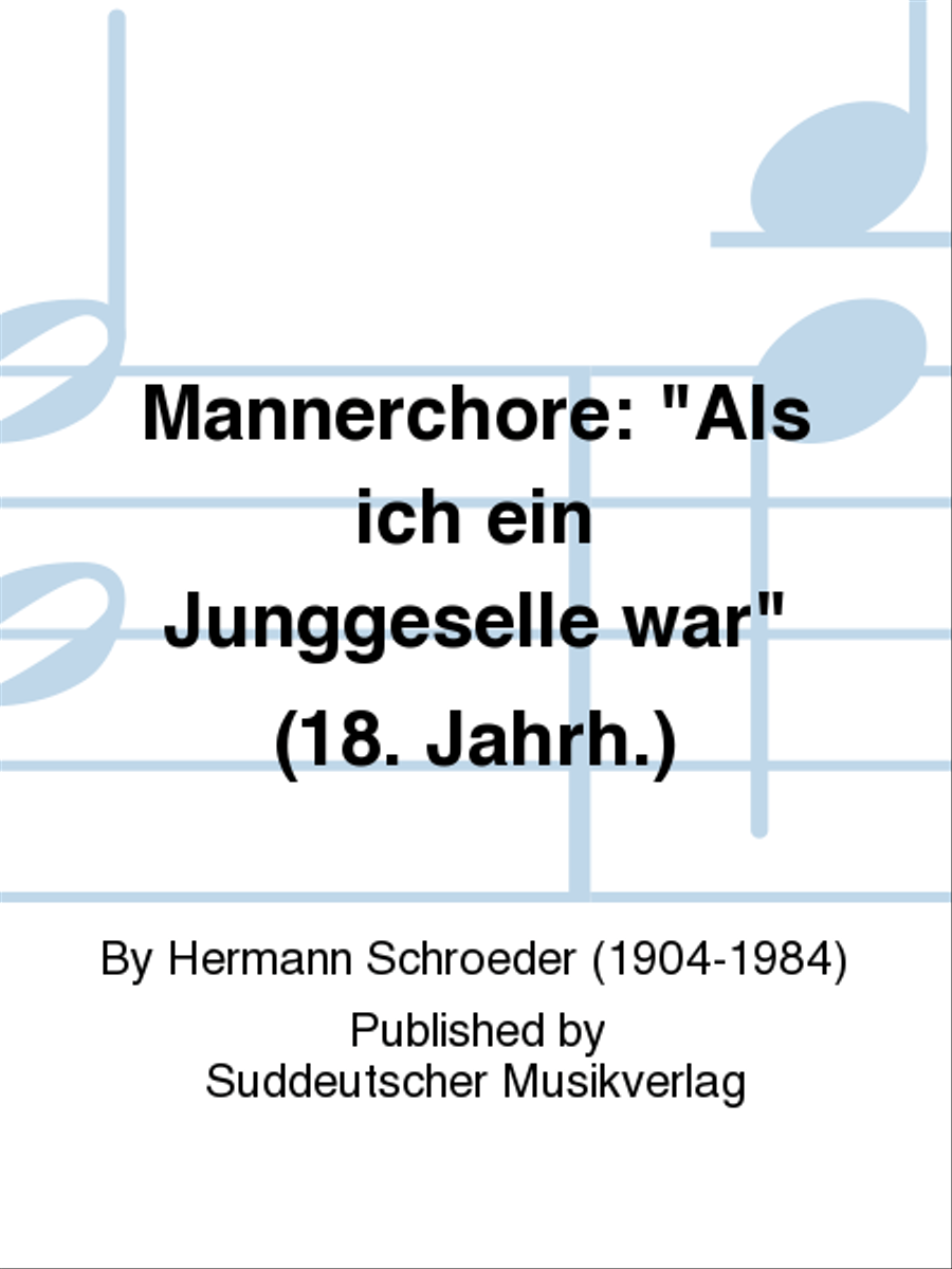 Männerchöre: 