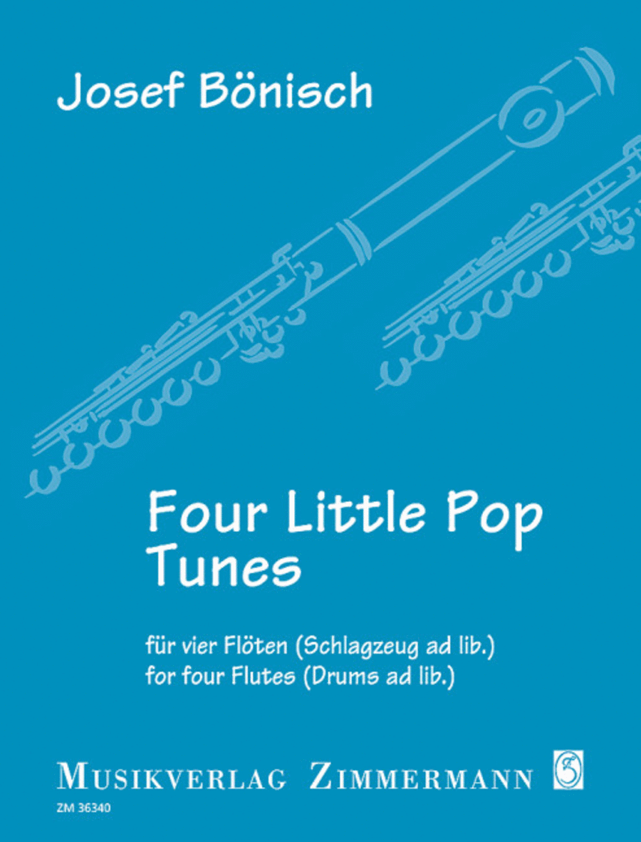 Four little Pop Tunes Flute scores gallery preview page 1