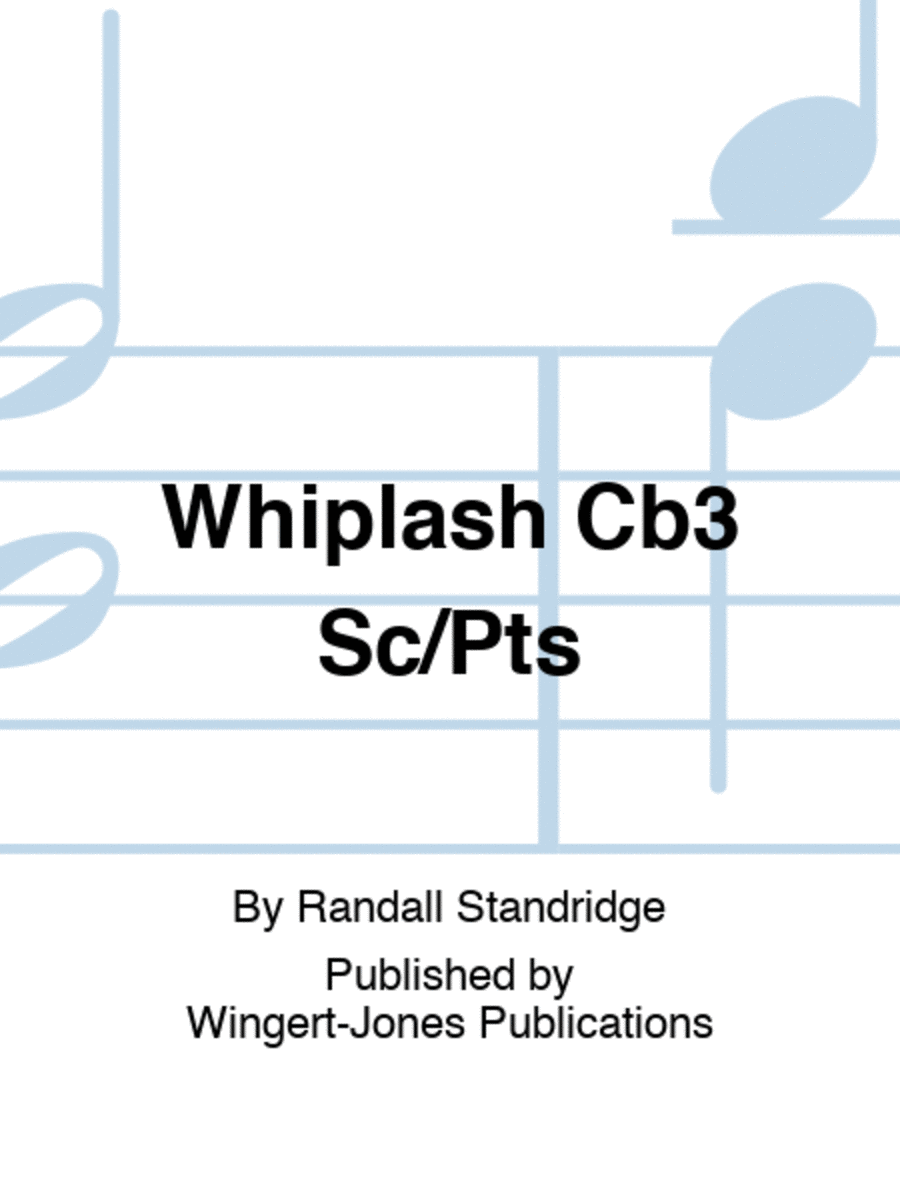 Whiplash Cb3 Sc/Pts Concert Band scores gallery preview page 1