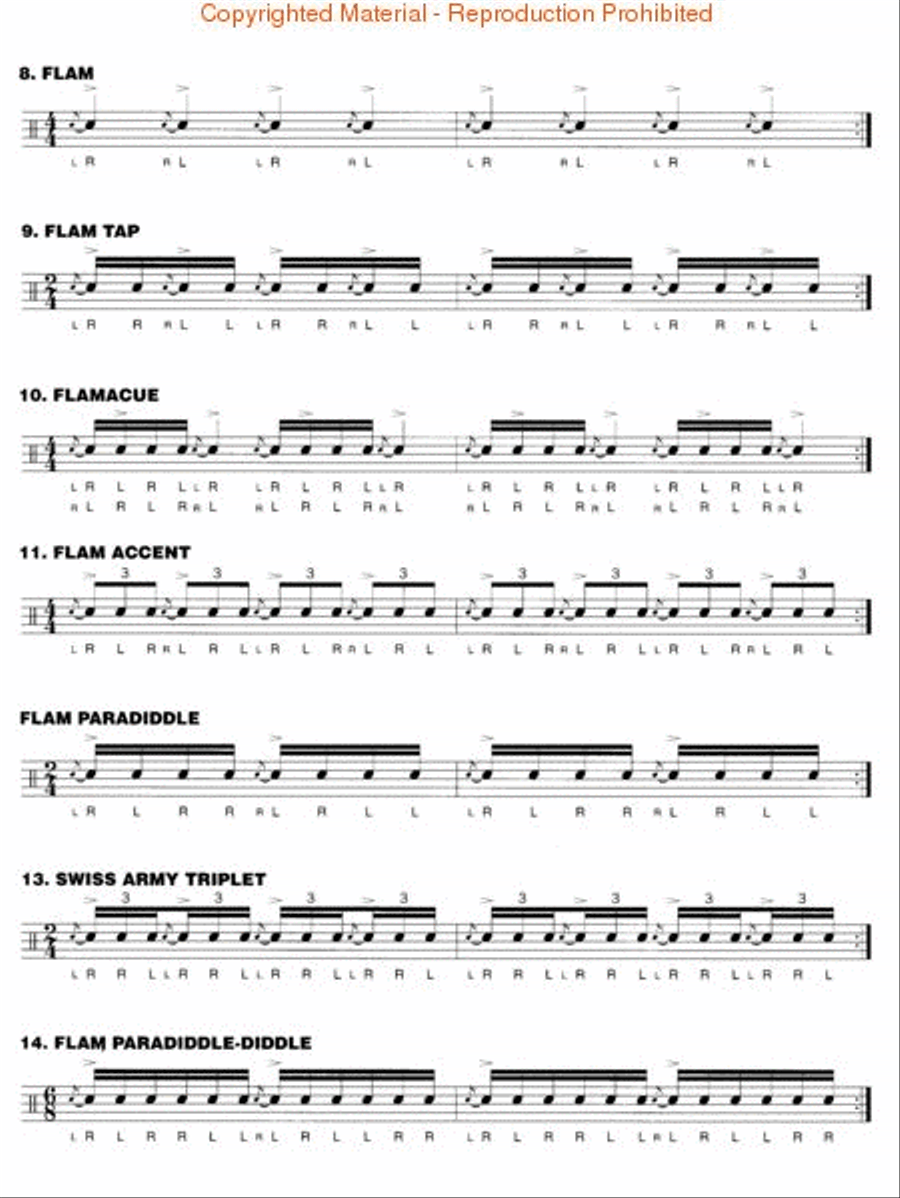 The Complete Drumset Rudiments Drum Set scores gallery preview page 3