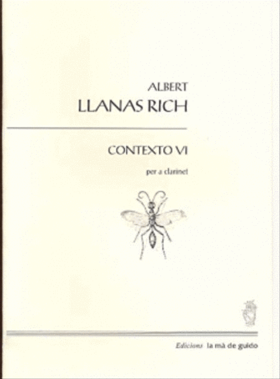 Contexto VI Clarinet Solo scores gallery preview page 1