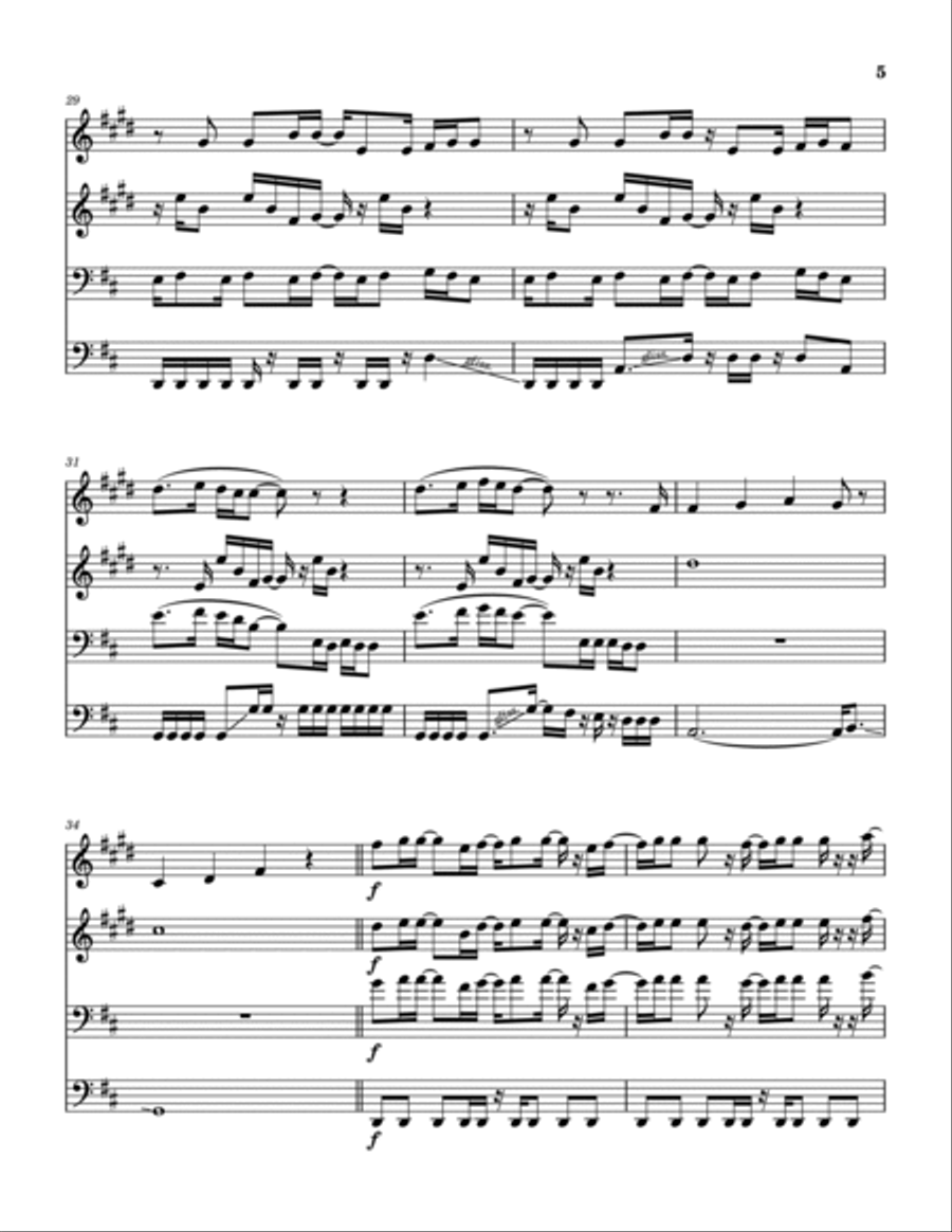 These Days These Days Brass Quartet scores gallery preview page 6