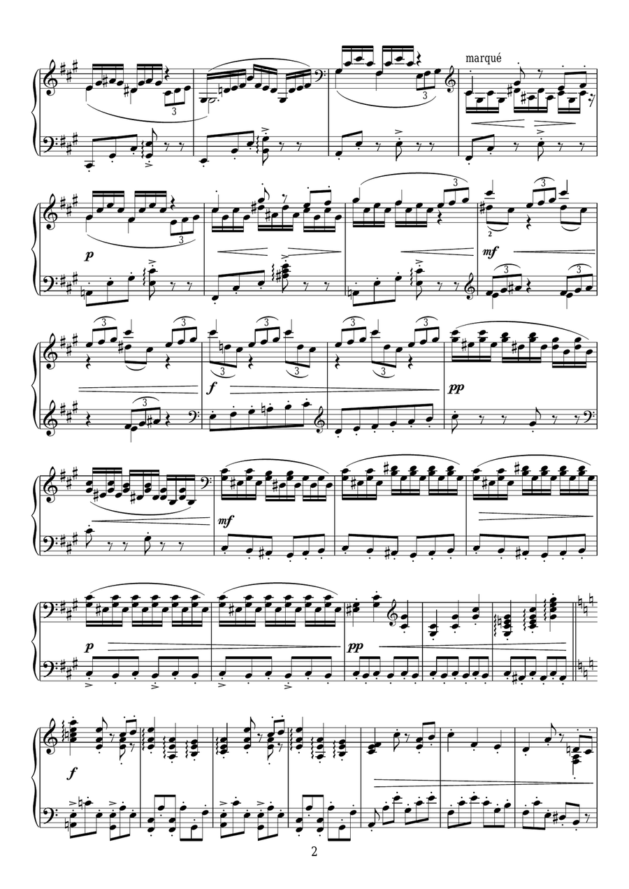 String Quartet In F Major - II. Assez Vif, Tres Rythme Cello scores gallery preview page 2