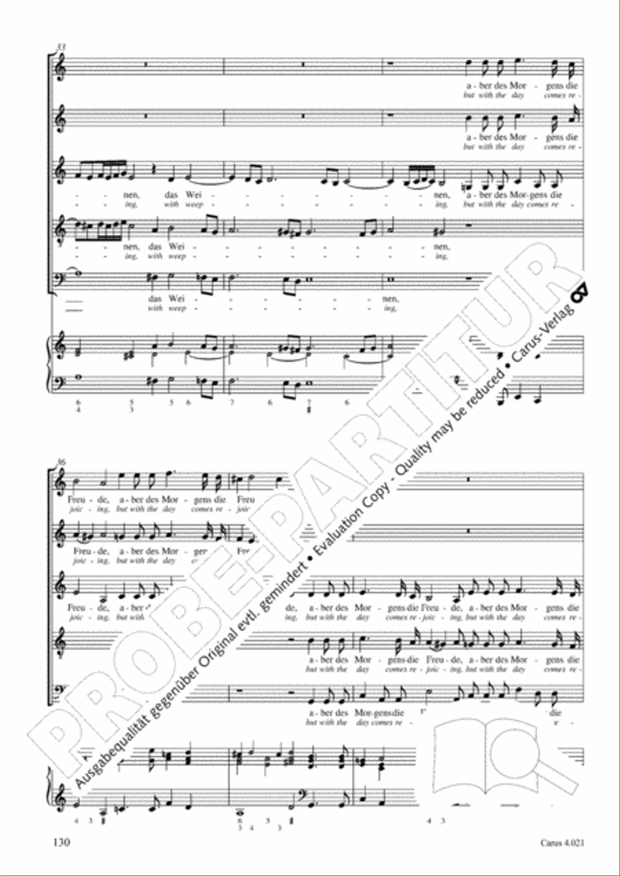 Schein: Israelsbrunnlein. Fontana d'Israel. Complete edition Choir scores gallery preview page 137