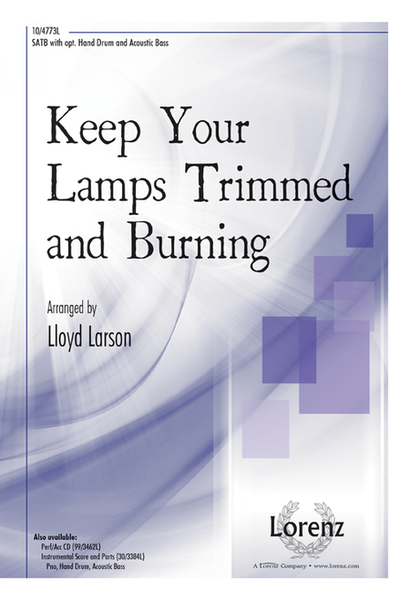 Keep Your Lamps Trimmed and Burning image number null