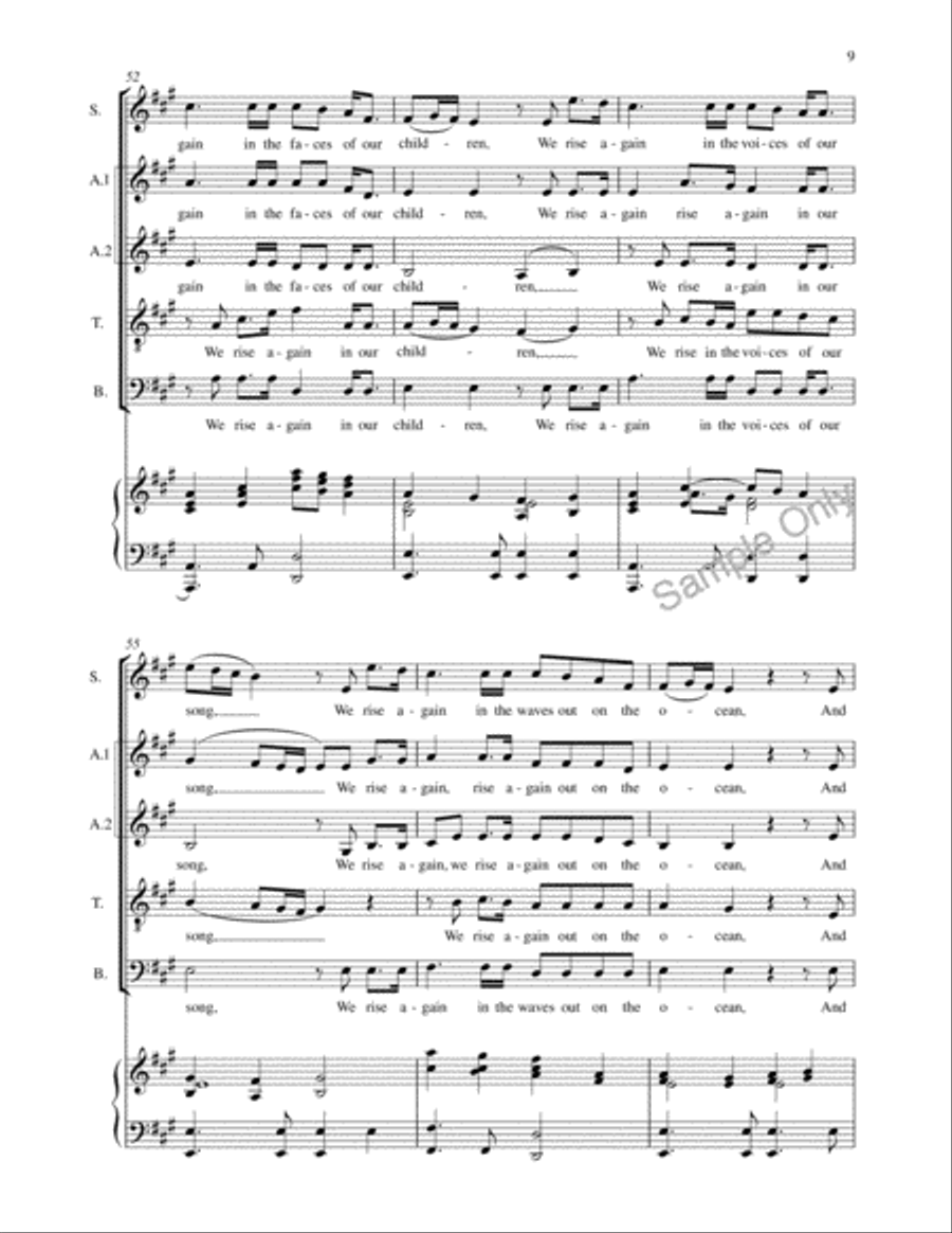 We Rise Again We Rise Again 4-Part scores gallery preview page 8