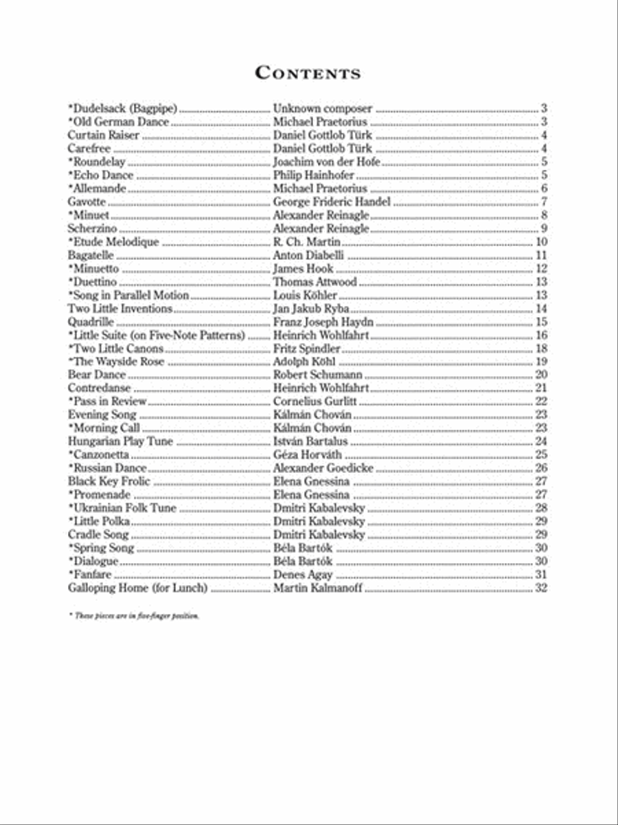 An Introduction to Classics to Moderns Easy Piano scores gallery preview page 2