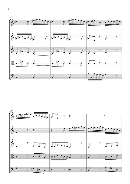 Siciliano - for String Quartet