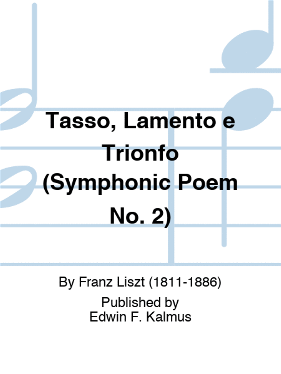 Tasso, Lamento e Trionfo (Symphonic Poem No. 2) Score scores gallery preview page 1