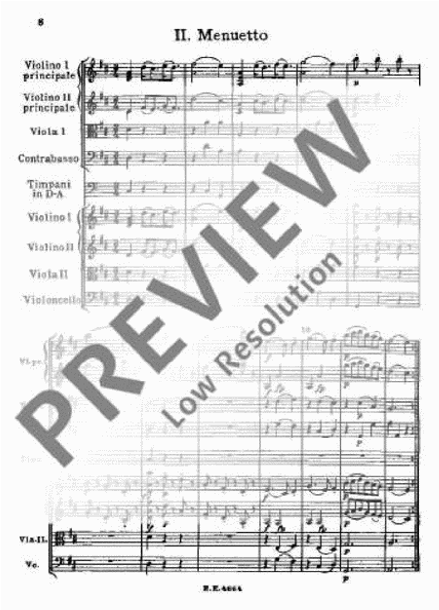 Serenade No. 6 D major Chamber Orchestra scores gallery preview page 13