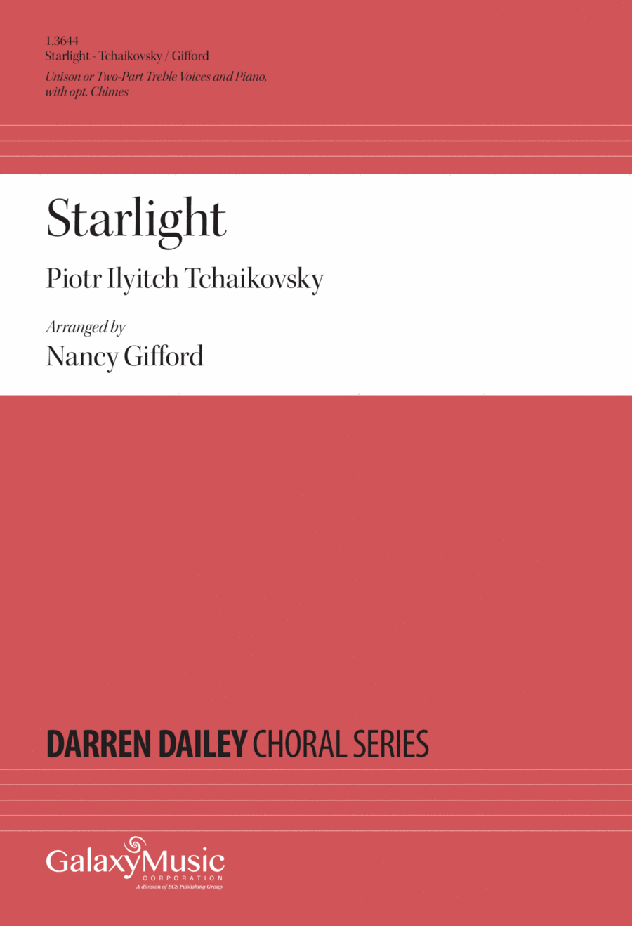 Starlight Unison Choir scores gallery preview page 1