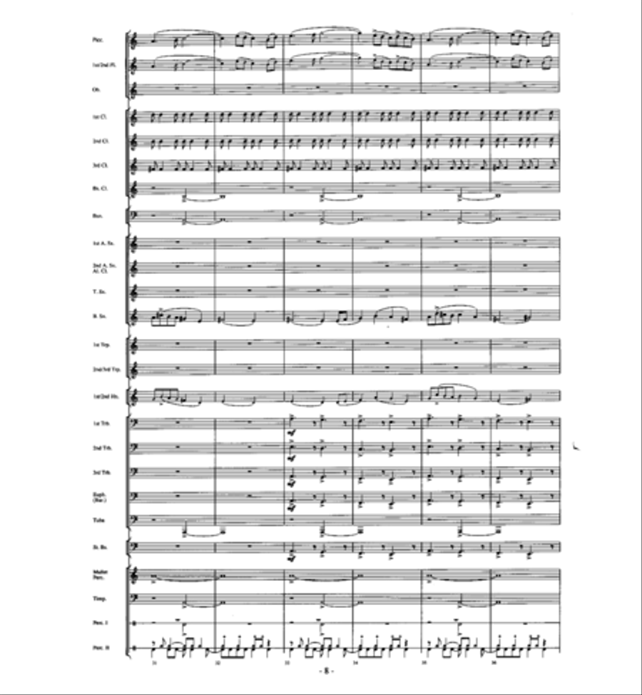 Agua's Whelm Agua's Whelm Concert Band scores gallery preview page 7