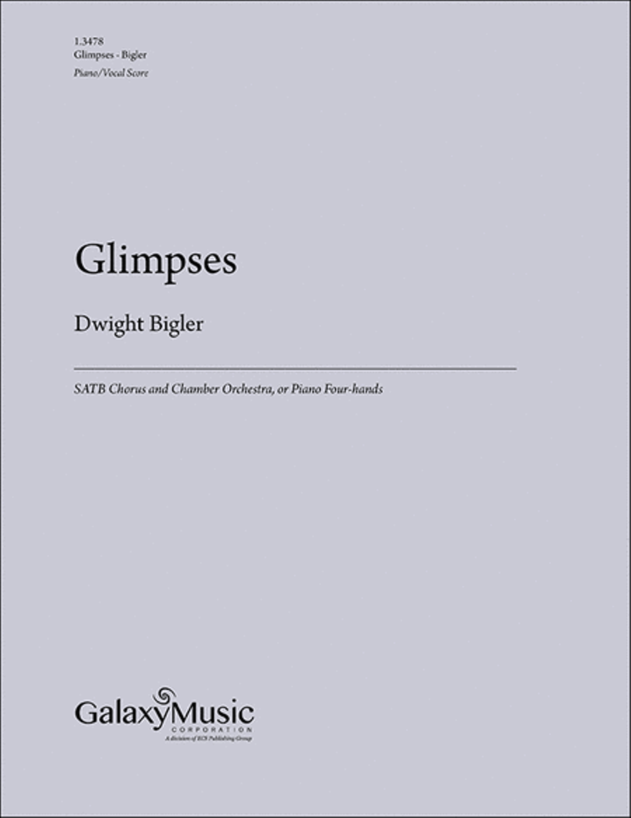 Glimpses Glimpses 4-Part scores gallery preview page 1