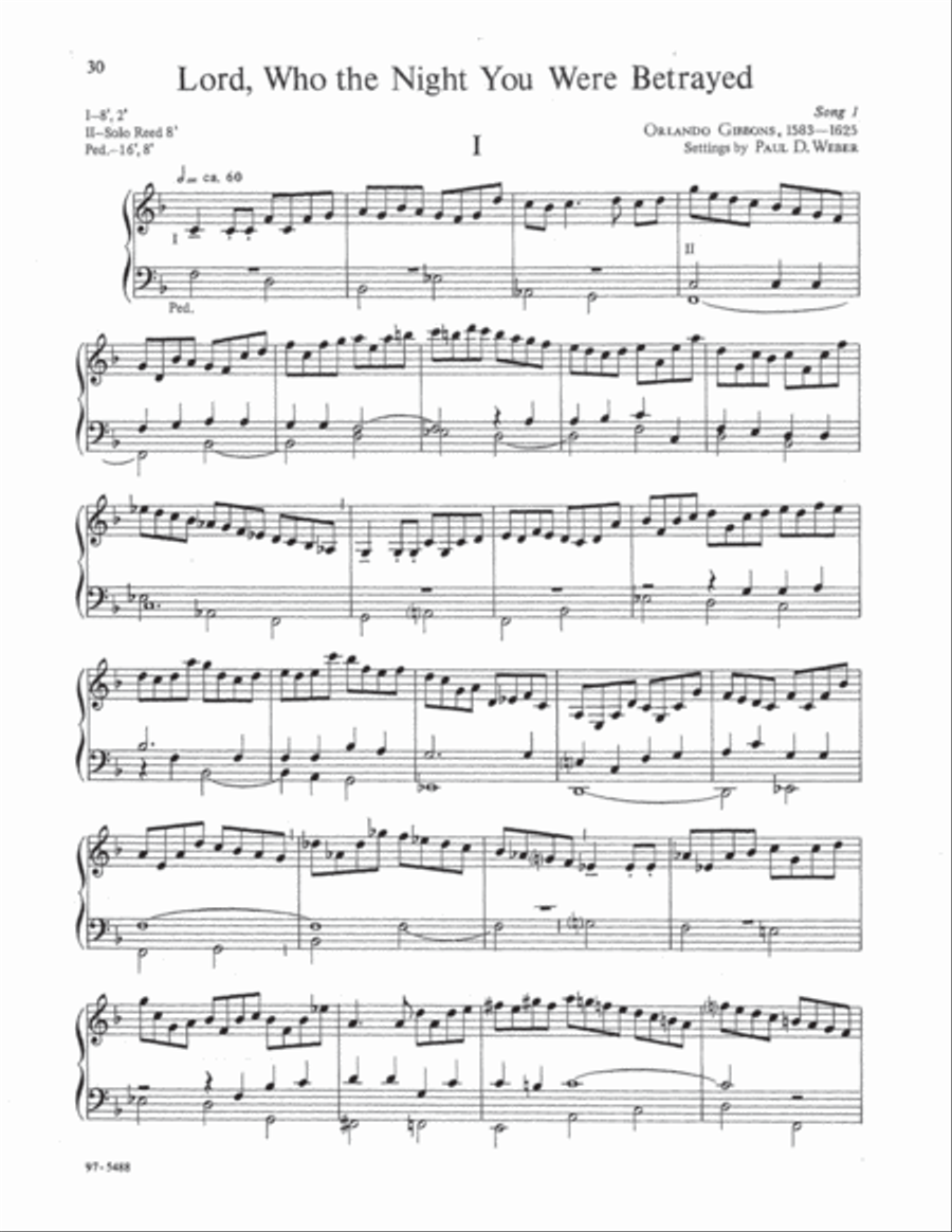 Hymn Preludes for Holy Communion, Vol. III Organ scores gallery preview page 8