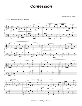 Confession (Original Piano Composition)