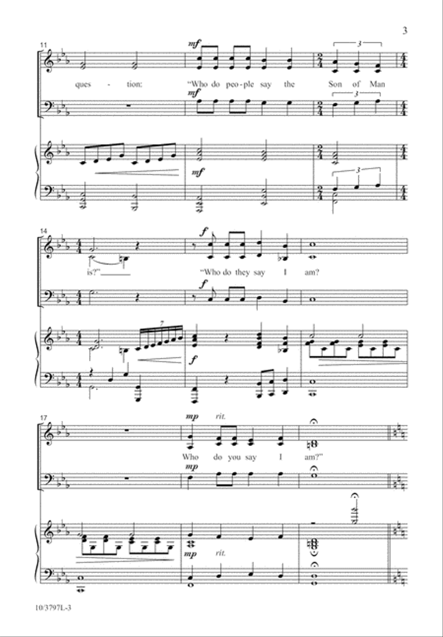 You Are the Christ! 3-Part scores gallery preview page 3