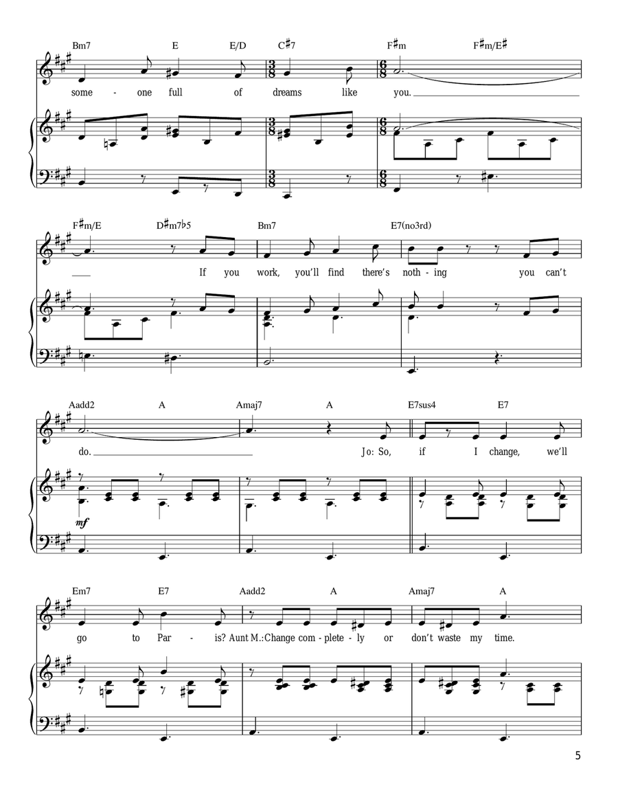 Could You Piano, Vocal, Guitar scores gallery preview page 5