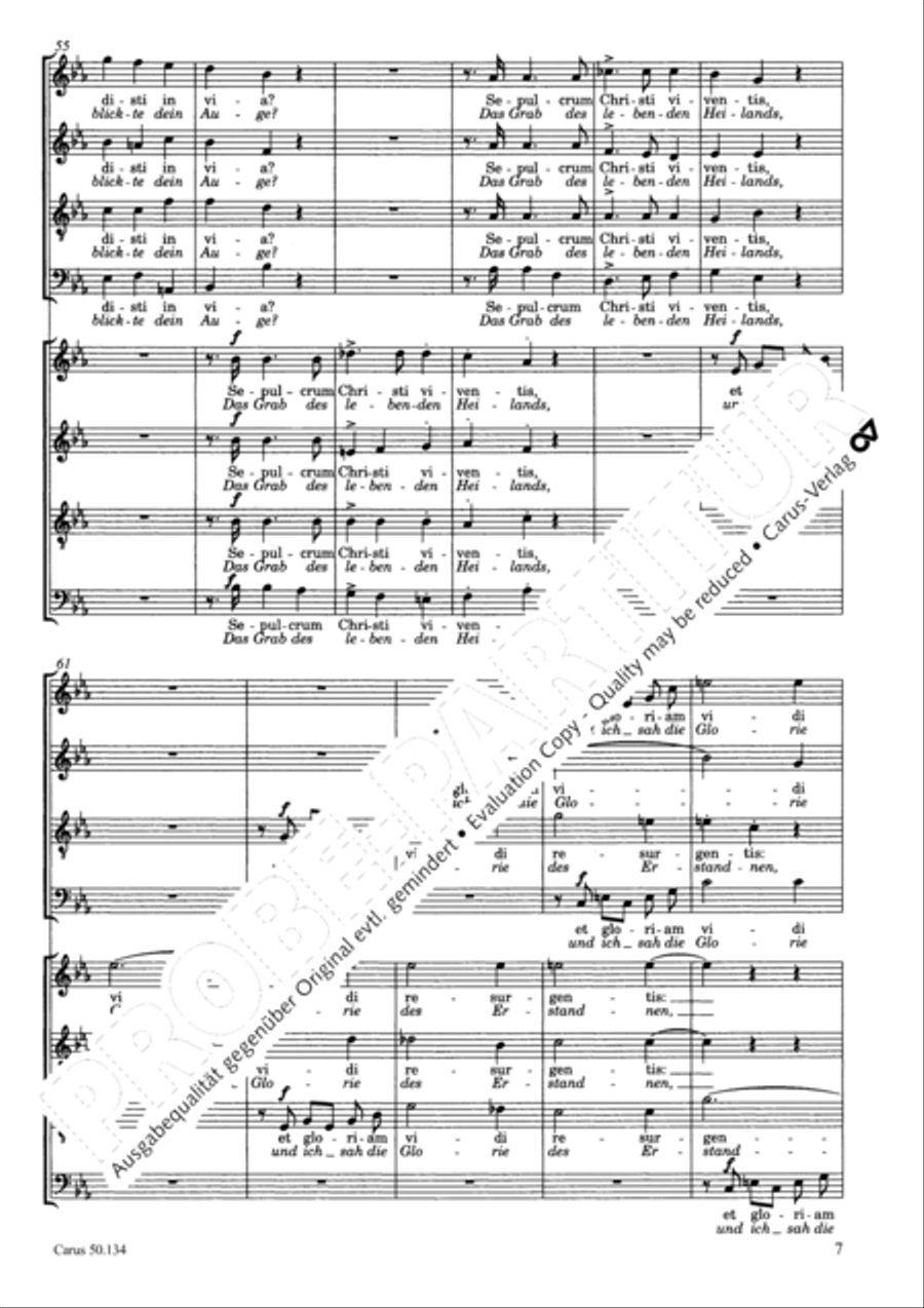Osterhymne 4-Part scores gallery preview page 8