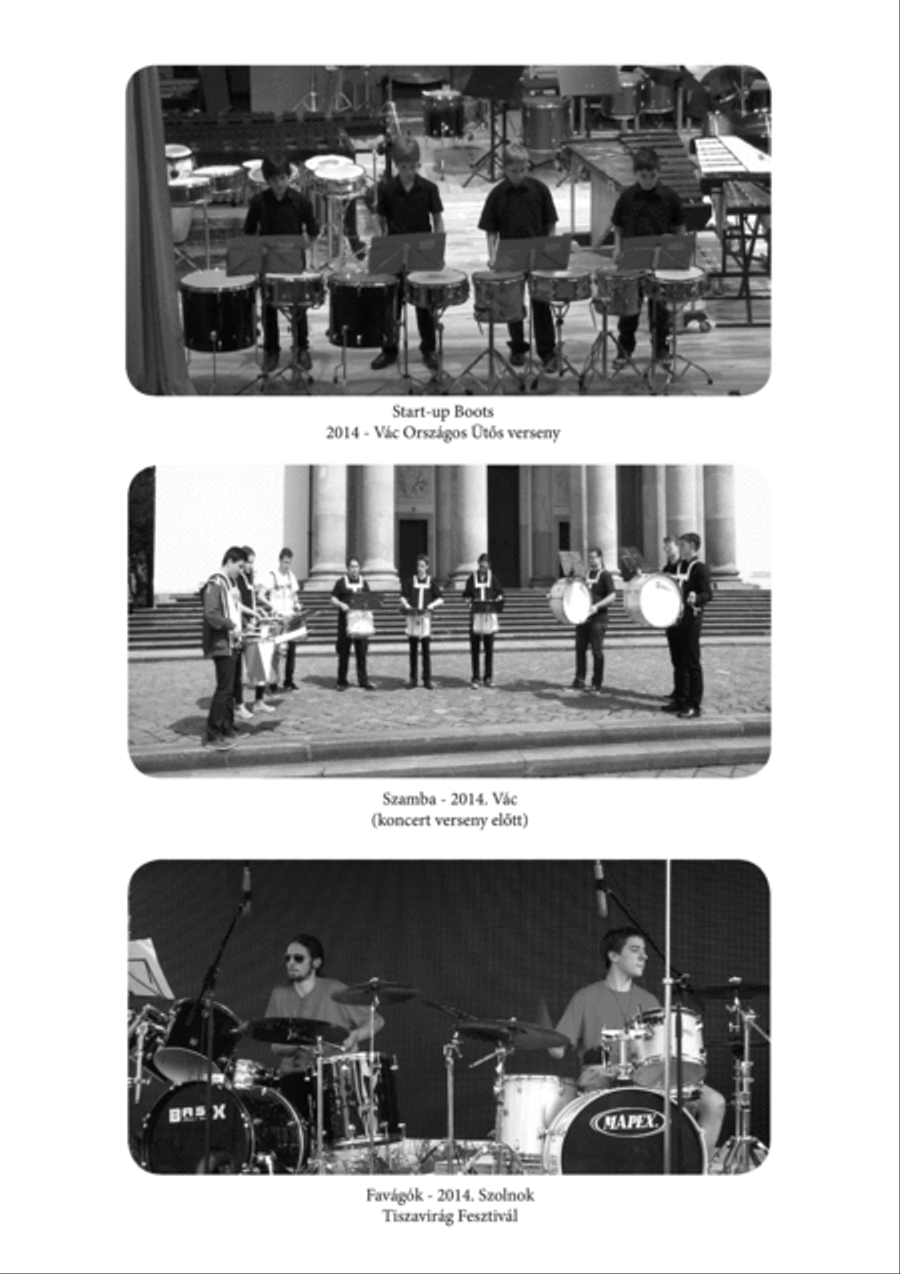 Chamber Music with Percussion in School I. - Ütős Kamarazene az Iskolában I. Chamber Music scores gallery preview page 4