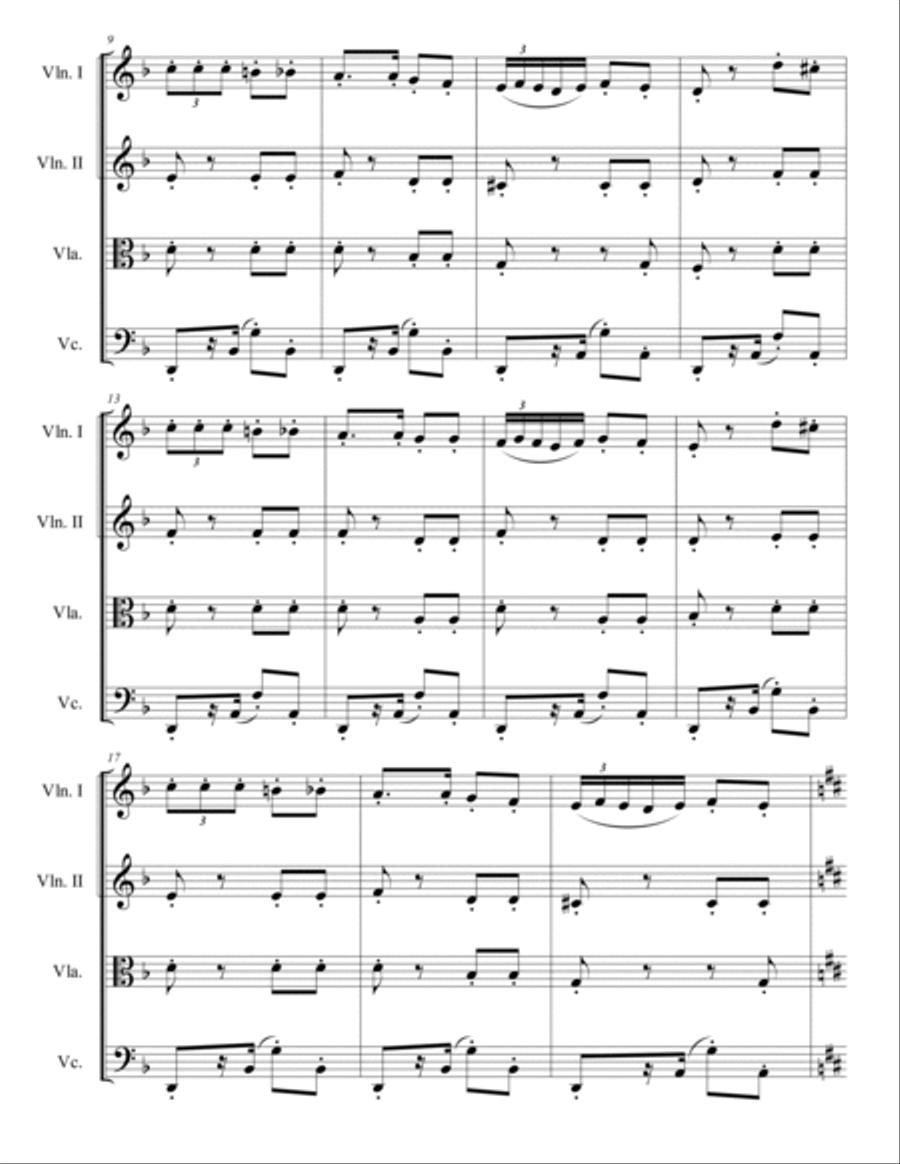 Habanera String Quartet scores gallery preview page 3