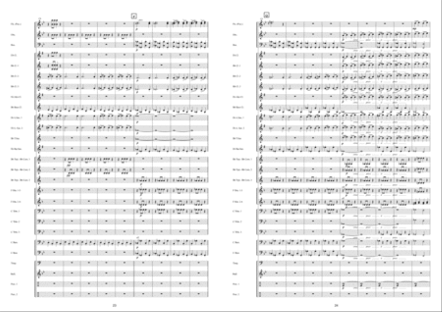 Marche Militaire Française Brass Band scores gallery preview page 13