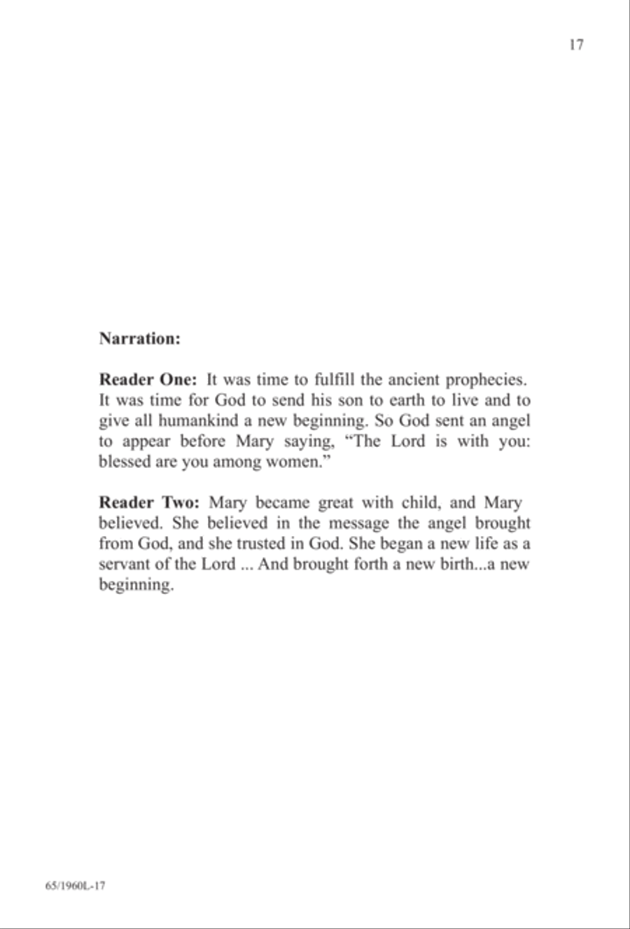 A New Birth...A New Beginning 4-Part scores gallery preview page 18