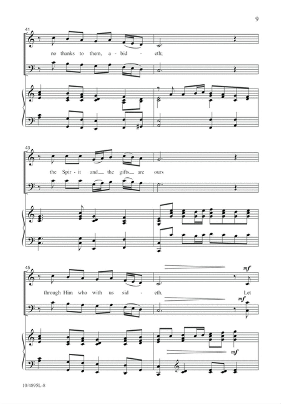Here I Stand 4-Part scores gallery preview page 9