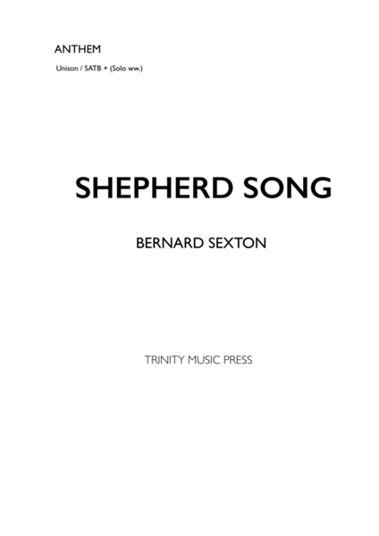 Shepherd Song SATB image number null