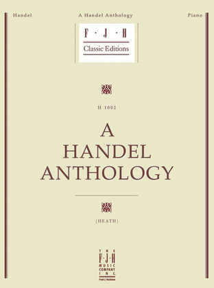 Book cover for Handel -- A Handel Anthology