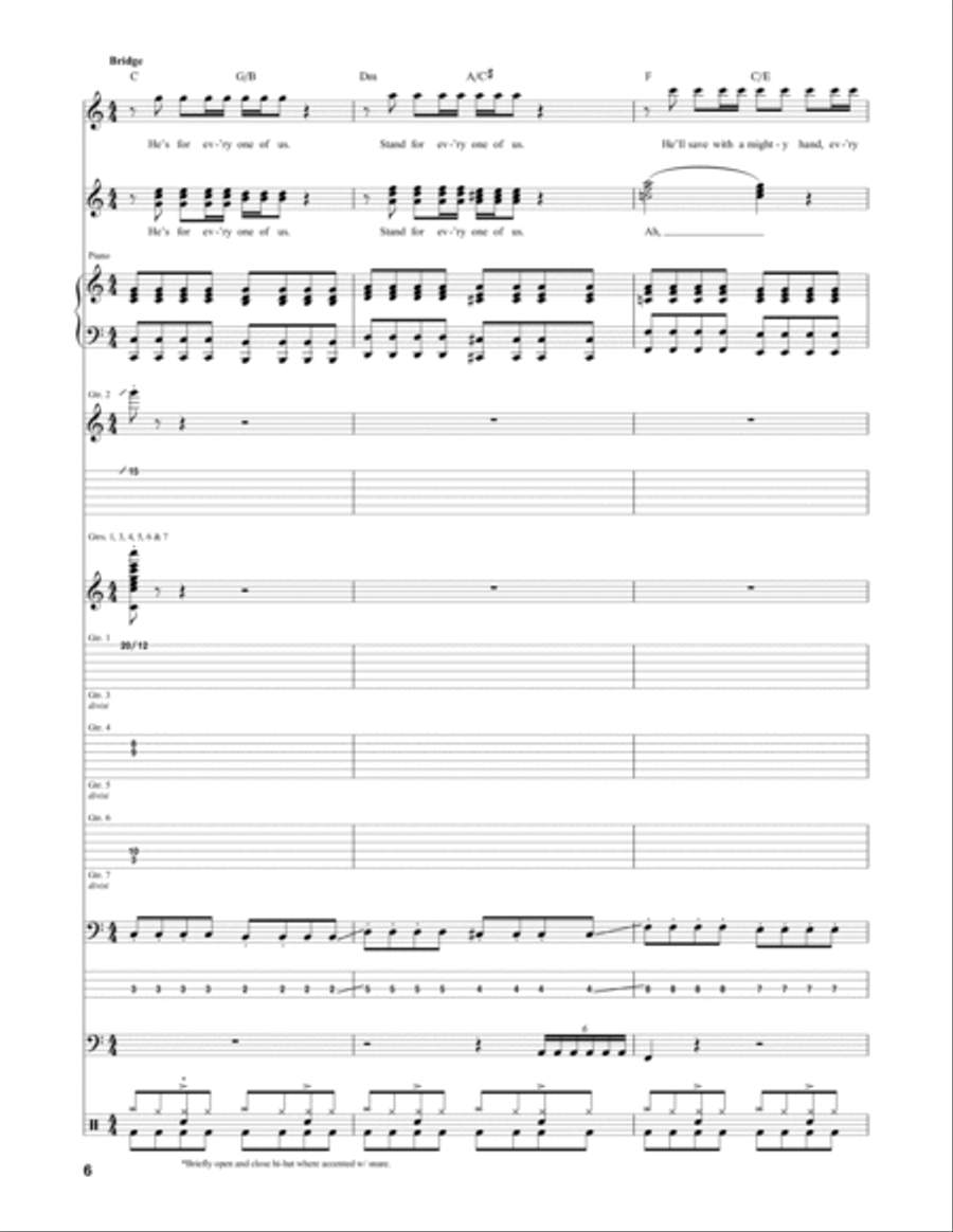 Flash's Theme Bass Voice scores gallery preview page 6