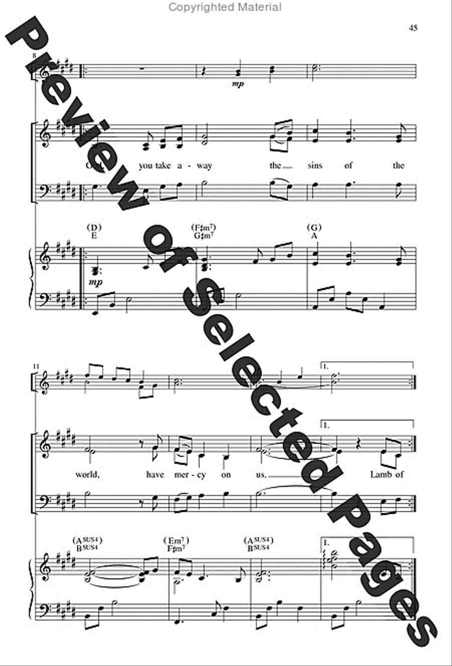 The Glendalough Mass CD scores gallery preview page 26